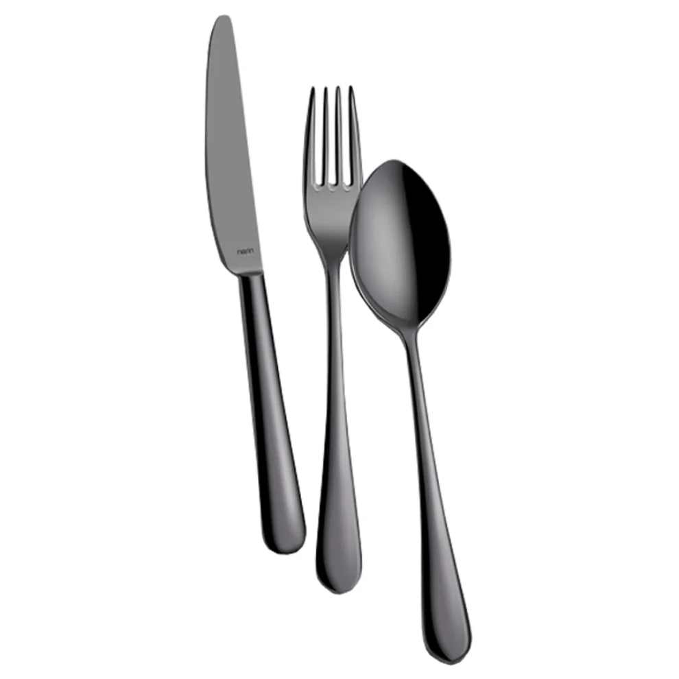 Narin Metal - Epsilon Series - Anthracite Titanium - Flatware Set