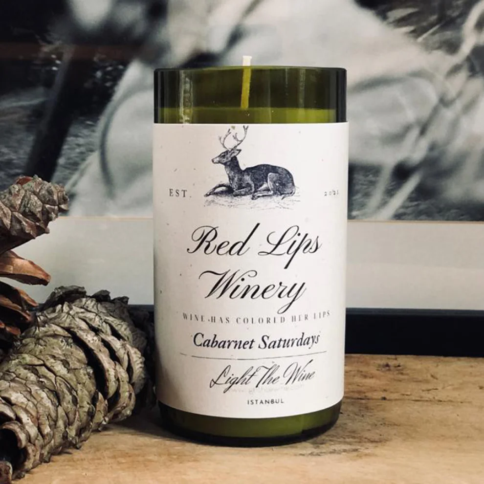 Light The Wine - Red Lips Winery Candle