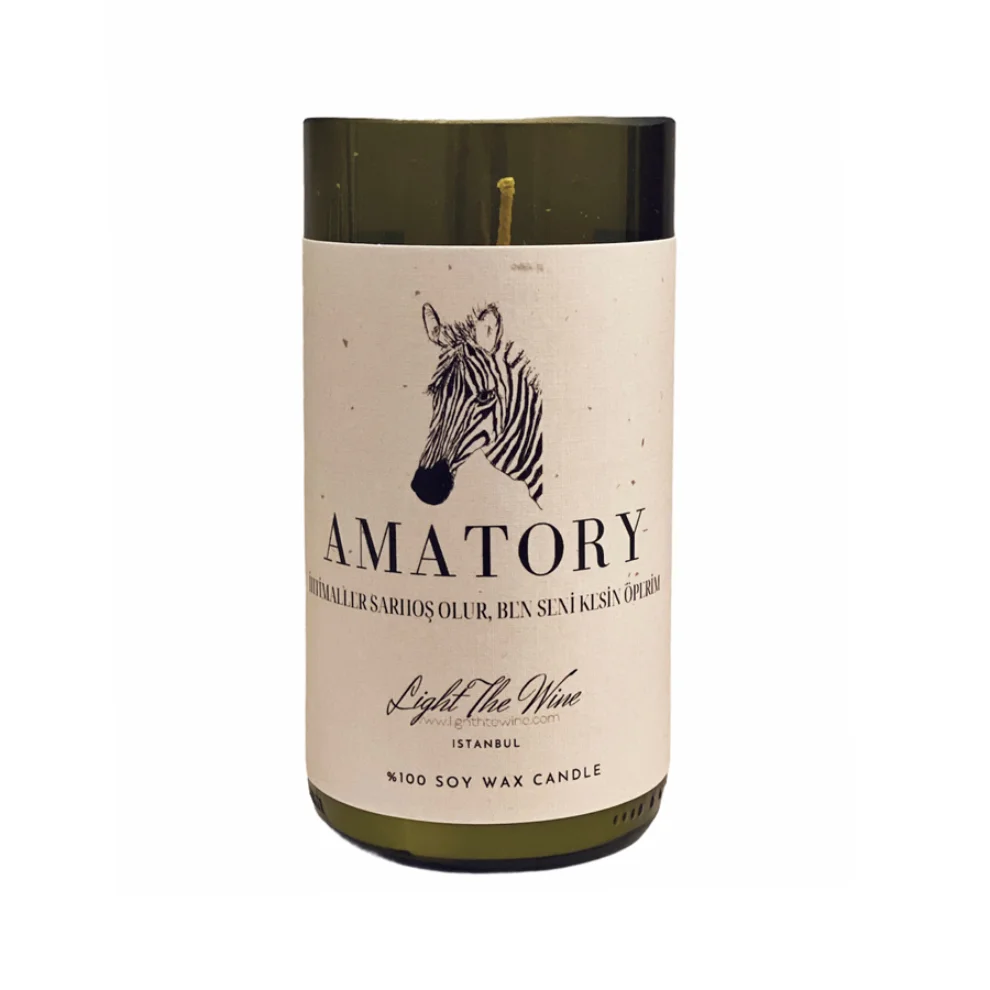 Light The Wine - Amotory Candle Wine Bottle Candle