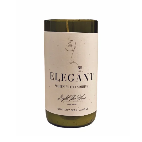 Light The Wine - Elegant Candle