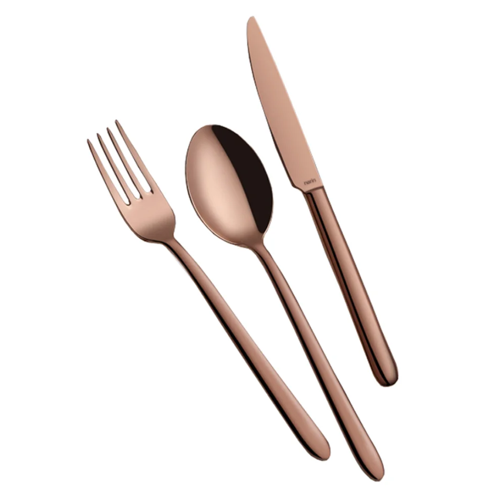 Narin Metal - Plaides Series - Titanium - Flatware Set - I