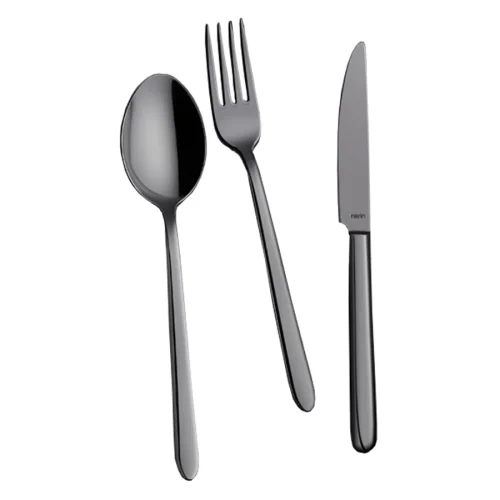 Narin Metal - Plaides Series - Titanium - Flatware Set - II