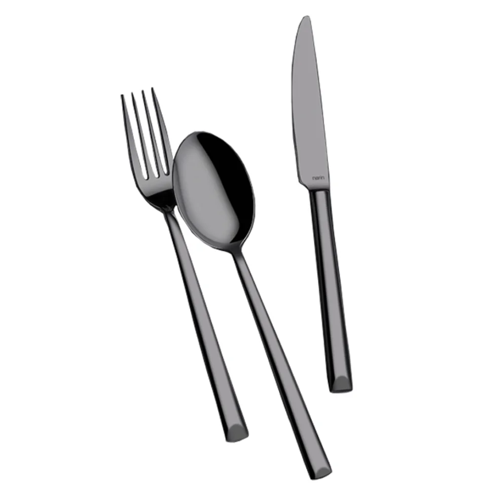 Narin Metal - Antares Series - Anthracite Titanium - Flatware Set