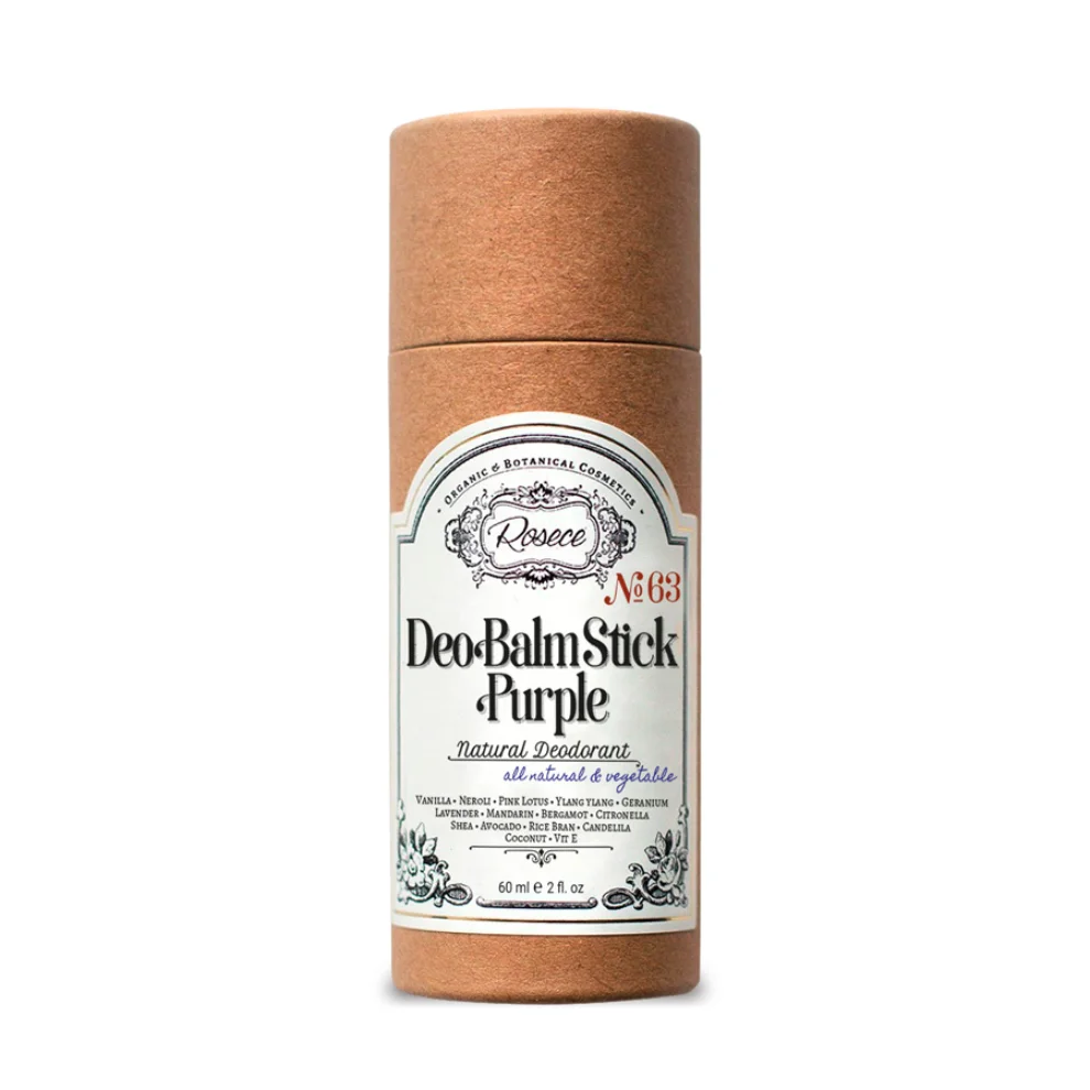 Rosece - Natural Deodorant - Deo Balm Stick Purple