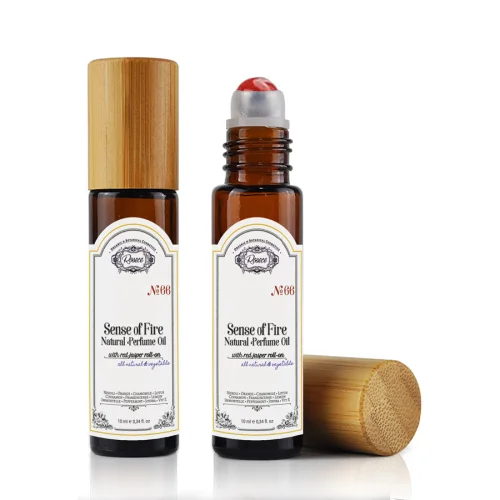 Rosece - Sense Of Fire - Natural Perfume Oil - With Red Jasper Roll-On