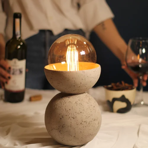 Jecmuse - Rock Ceramic Lamp