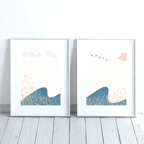 Studio Ovata - Minimal No1 Double Art Print