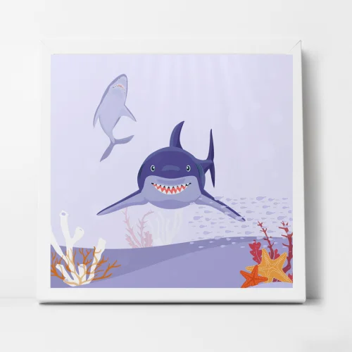 Studio Ovata - Shark Party Art Print