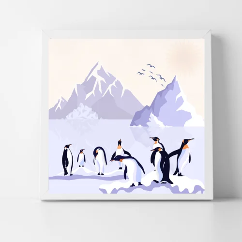 Studio Ovata - Waddle! Waddle! Art Print