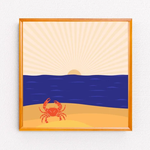 Studio Ovata - Oh Crab! Art Print