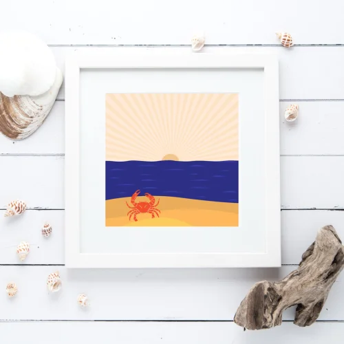 Studio Ovata - Oh Crab! Art Print