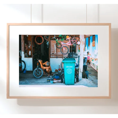 Studio Ovata - Life Cycling Art Print