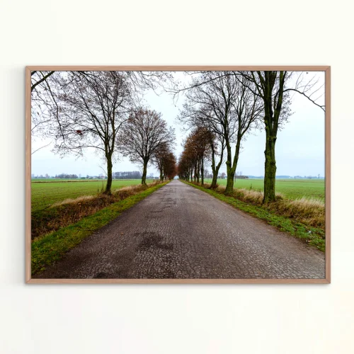 Studio Ovata - Infinity Of The Road In Poland Art Print