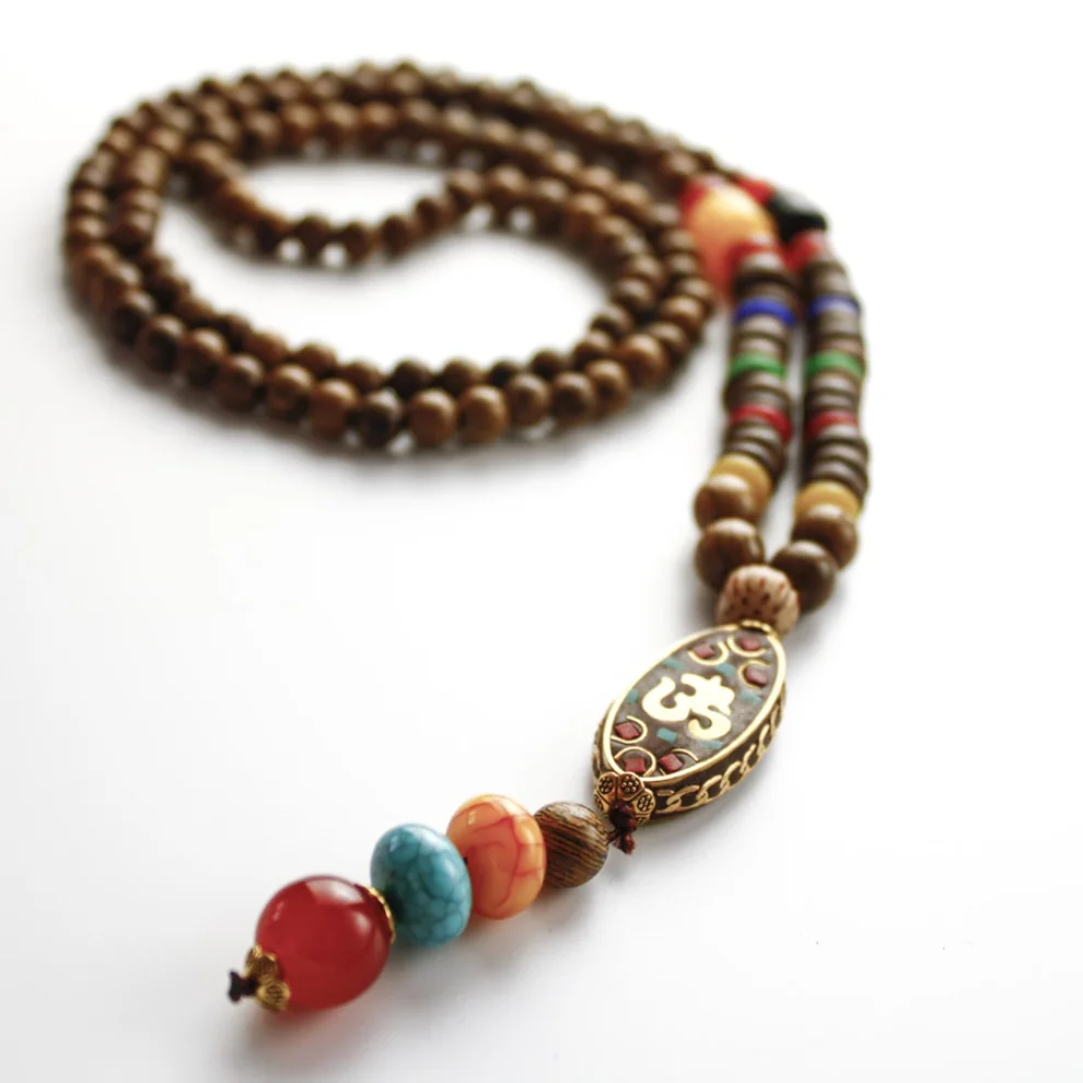 Boho Yoga Art - Aum Necklace