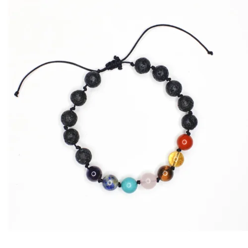 Boho Yoga Art - Düğüm Detaylı Chakra Bracelet