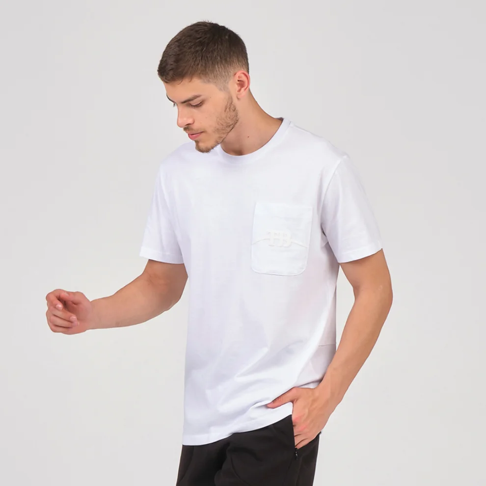 Tbasic - Waist Detail Pocket Basic T-shirt