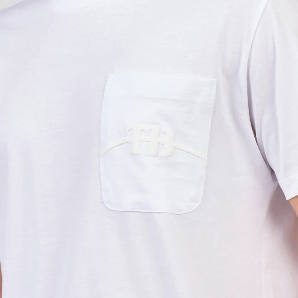 Tbasic - Waist Detail Pocket Basic T-shirt