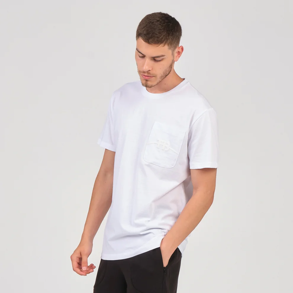 Tbasic - Waist Detail Pocket Basic T-shirt