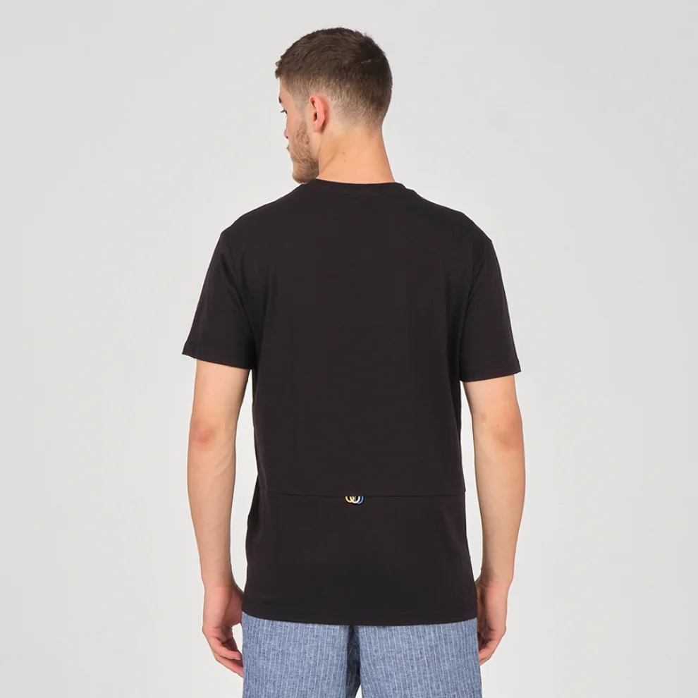 Tbasic - Waist Detail Pocket Basic T-shirt