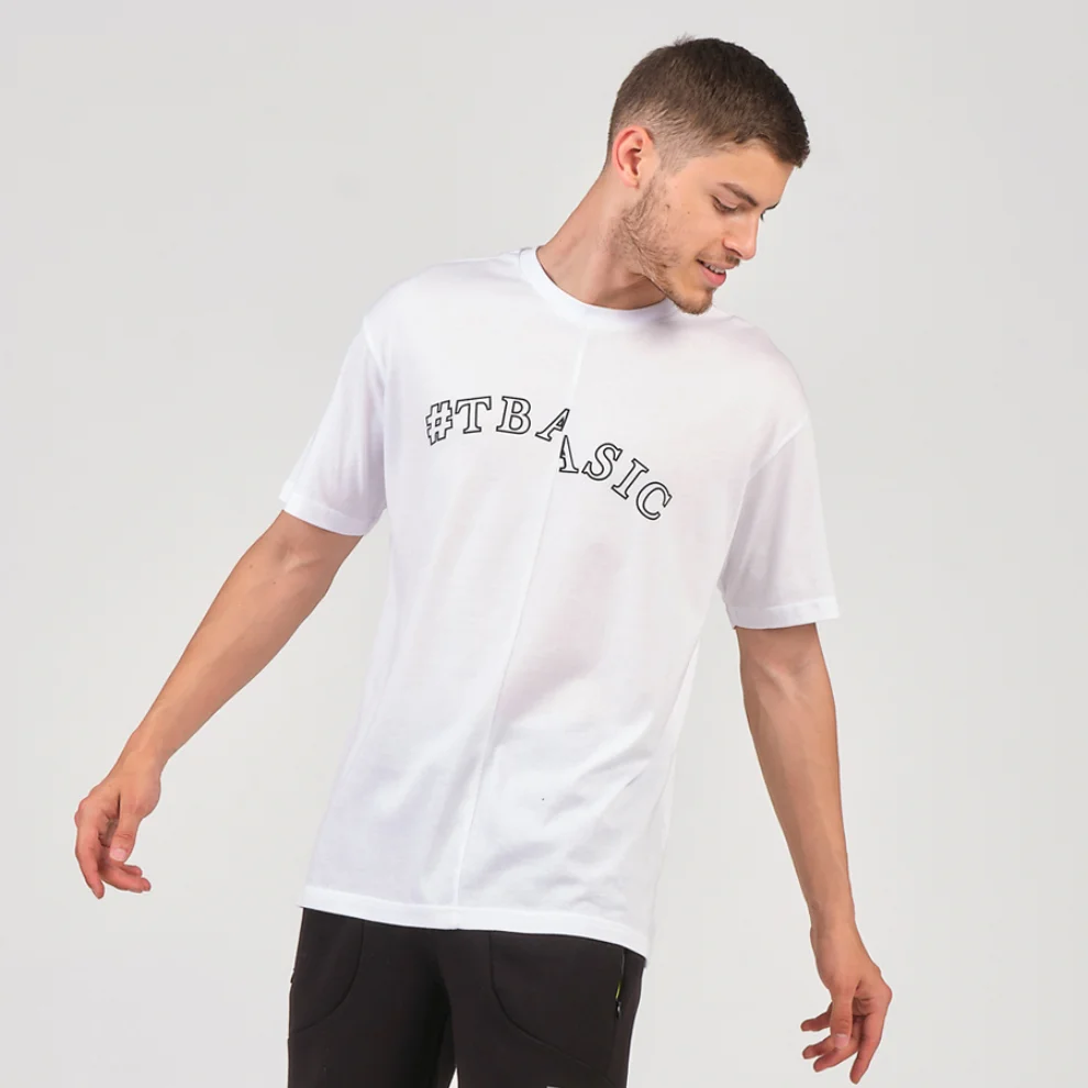 Tbasic - Parçalı T-shirt