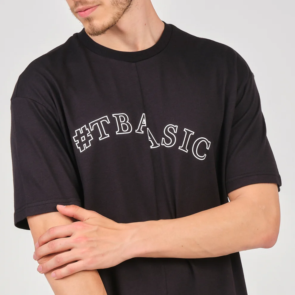 Tbasic - Parçalı T-shirt