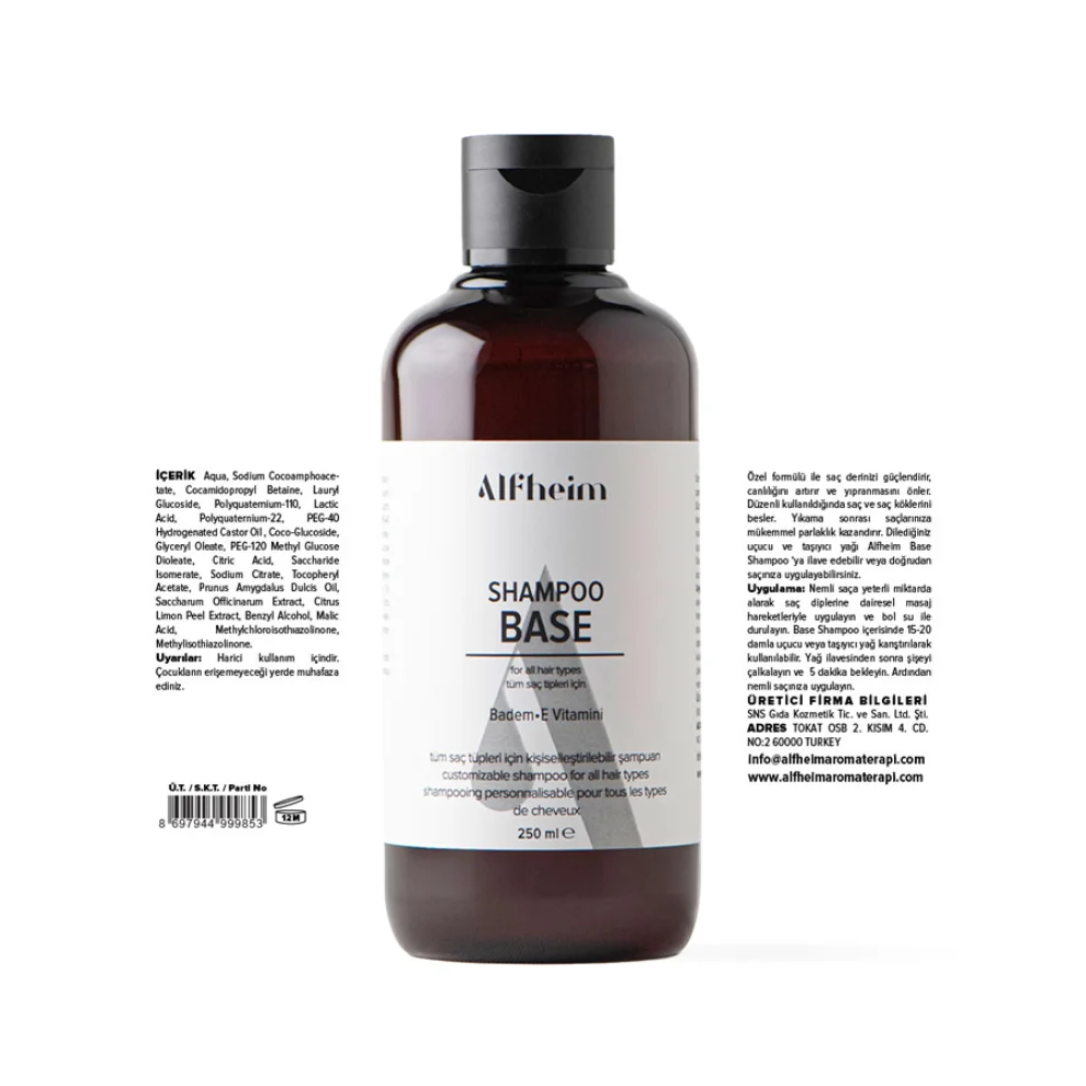 Alfheim Essential Oils & Aromatherapy - Shampoo Base 250 Ml