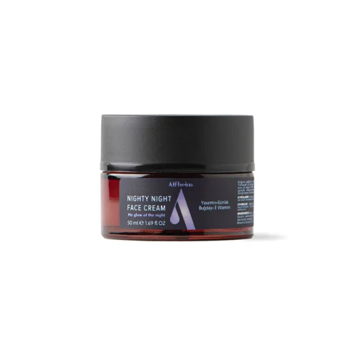 Alfheim Essential Oils & Aromatherapy - Nighty Night Gece Bakım Yüz Kremi/ Cilt Onarıcı/ Yatıştırır Ve Hafifletir/ Cildi Rahatlatır/ 50 Ml