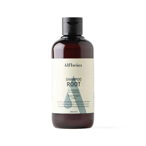 Alfheim Essential Oils & Aromatherapy - Shampoo Root/ Saç Dökülmesini Azaltır/ Saç Kökünü Besler/ Yıpranmış Ve Kuru Saçlar Için/ 250 Ml