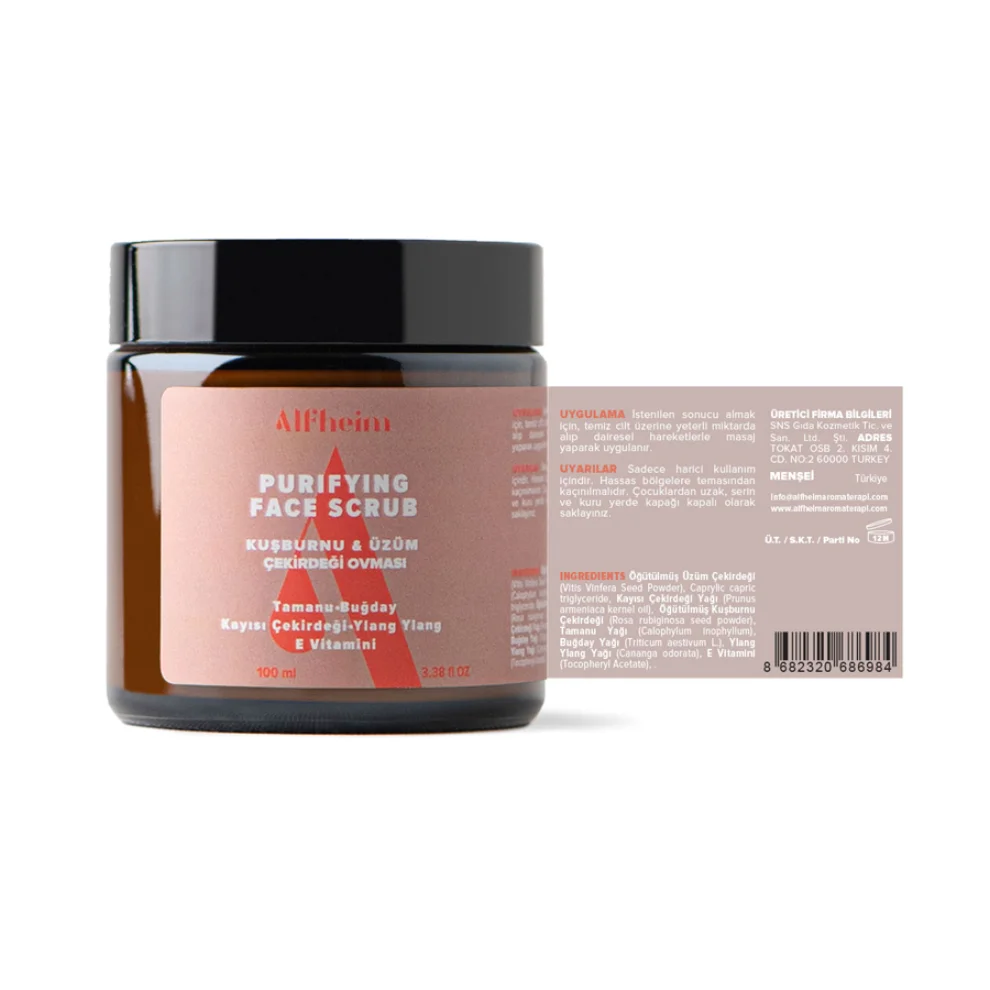 Alfheim Essential Oils & Aromatherapy - Purifying Face Scrub