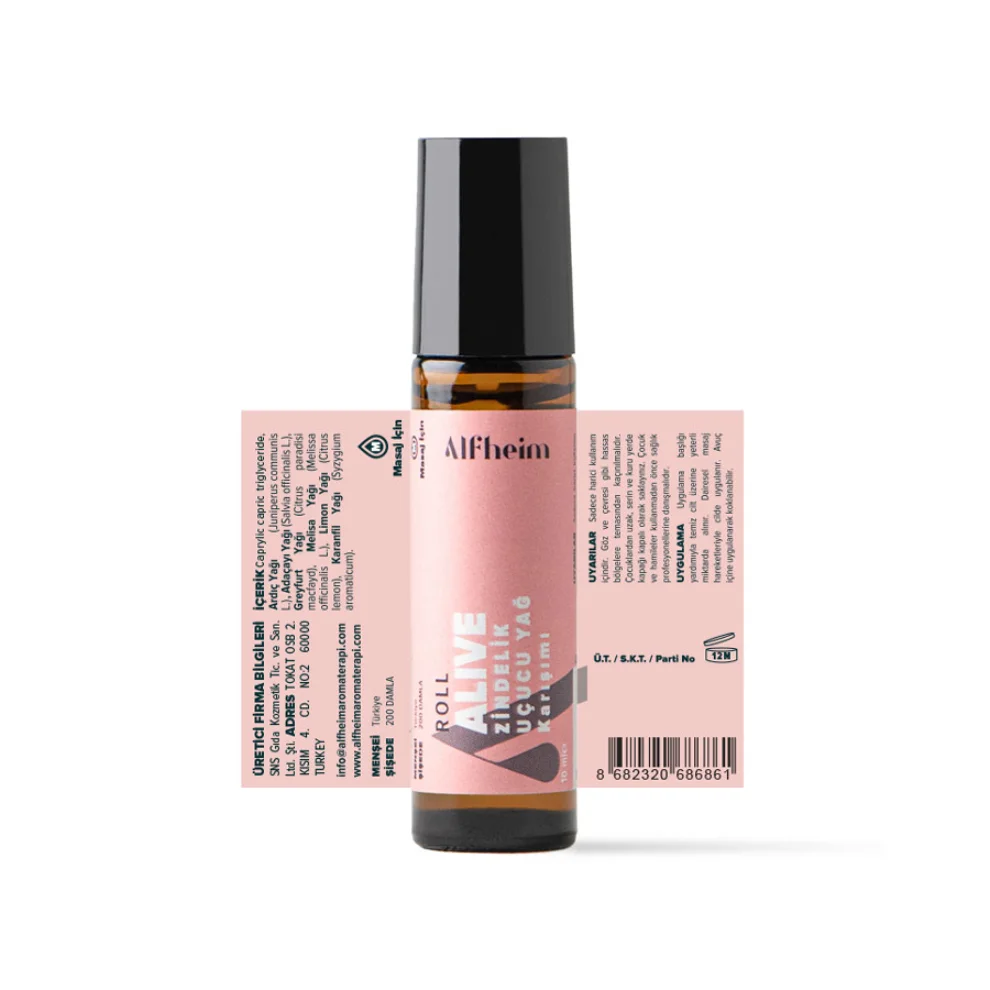 Alfheim Essential Oils & Aromatherapy - Alive Therapy Roll 10 Ml
