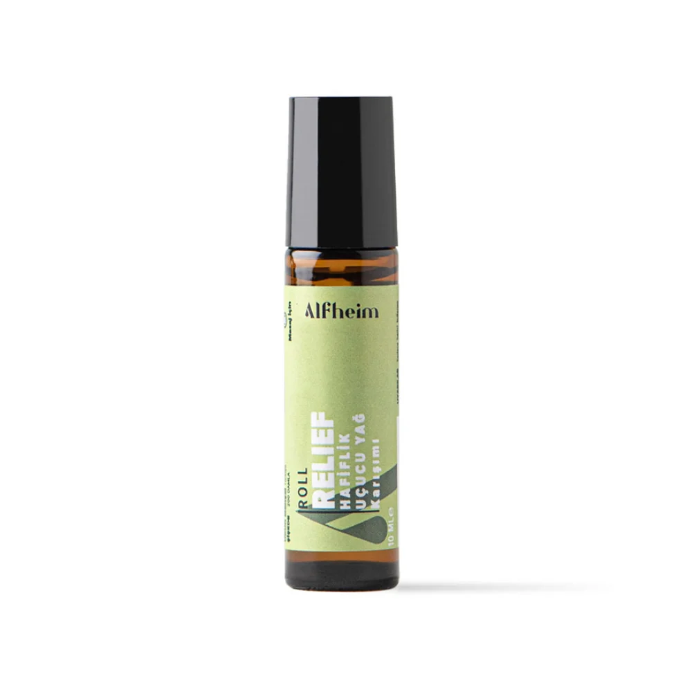 Alfheim Essential Oils & Aromatherapy - Relief Terapi Roll/ Uçucu Yağ Karışımı/ Roll-on/ 10 Ml