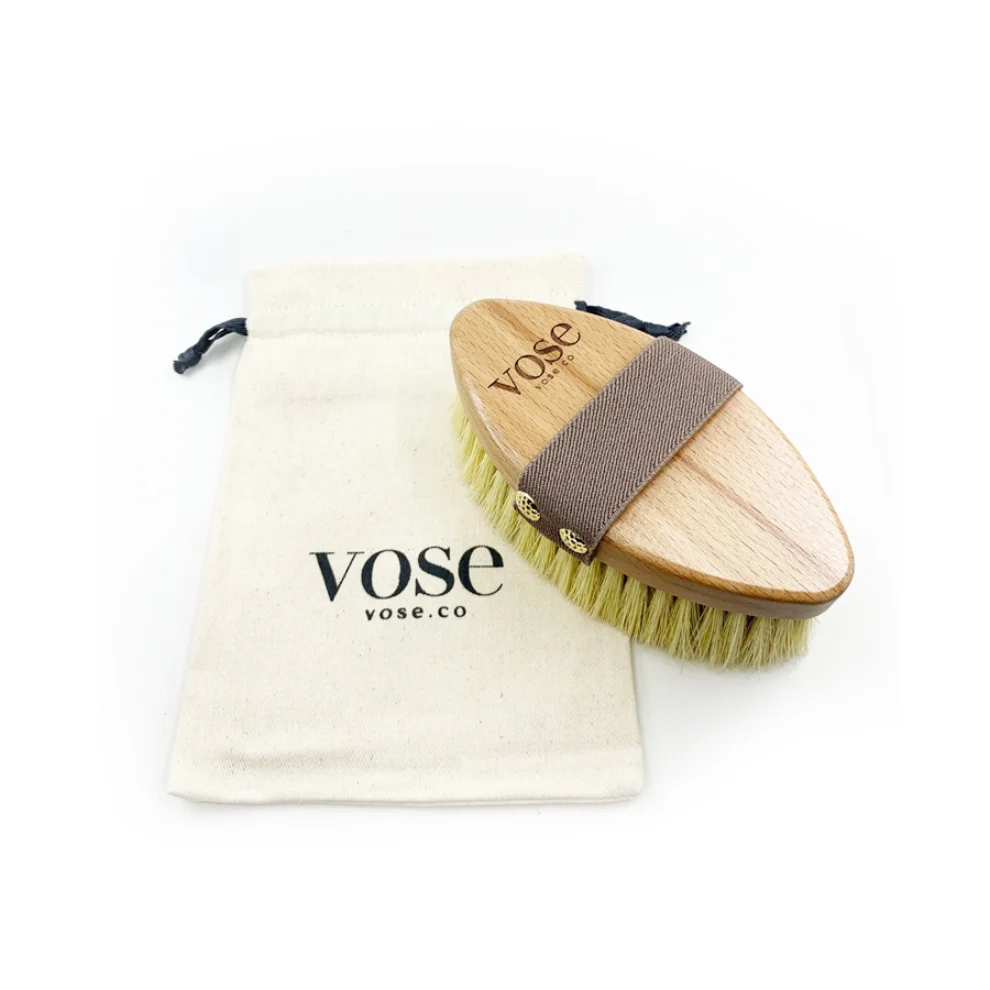 Vose - Natural 100% Nail Brush, Vegan, Plastic Free, Zero Waste, Sisal Bristle