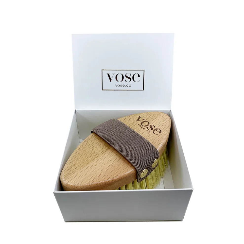 Vose - Natural 100% Nail Brush, Vegan, Plastic Free, Zero Waste, Sisal Bristle