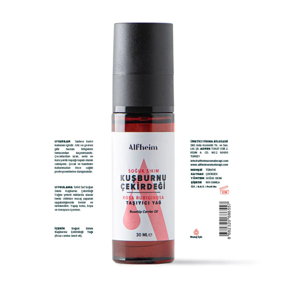Alfheim Essential Oils & Aromatherapy - Kuşburnu Çekirdeği Yağı