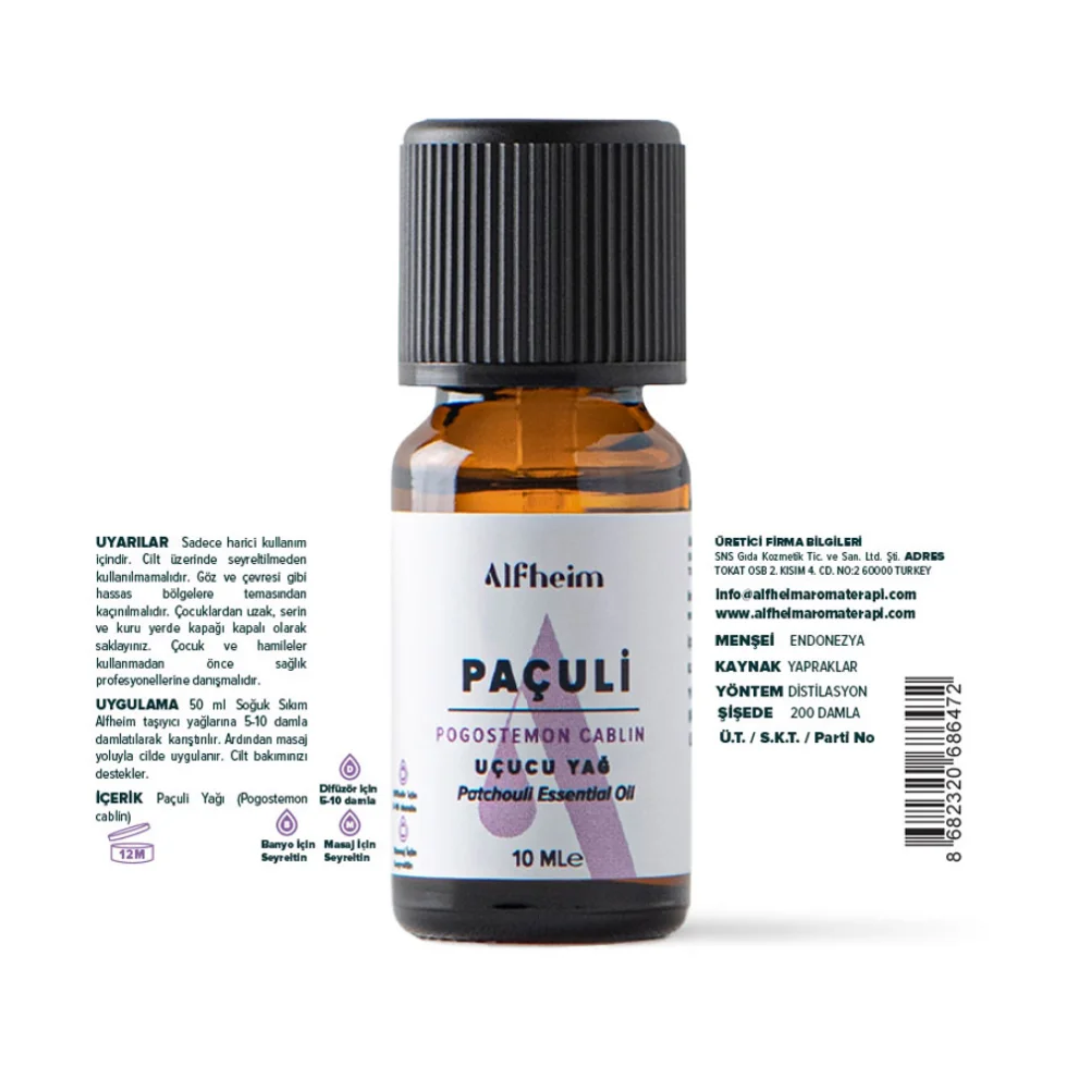 Alfheim Essential Oils & Aromatherapy - Paçuli Uçucu Yağı