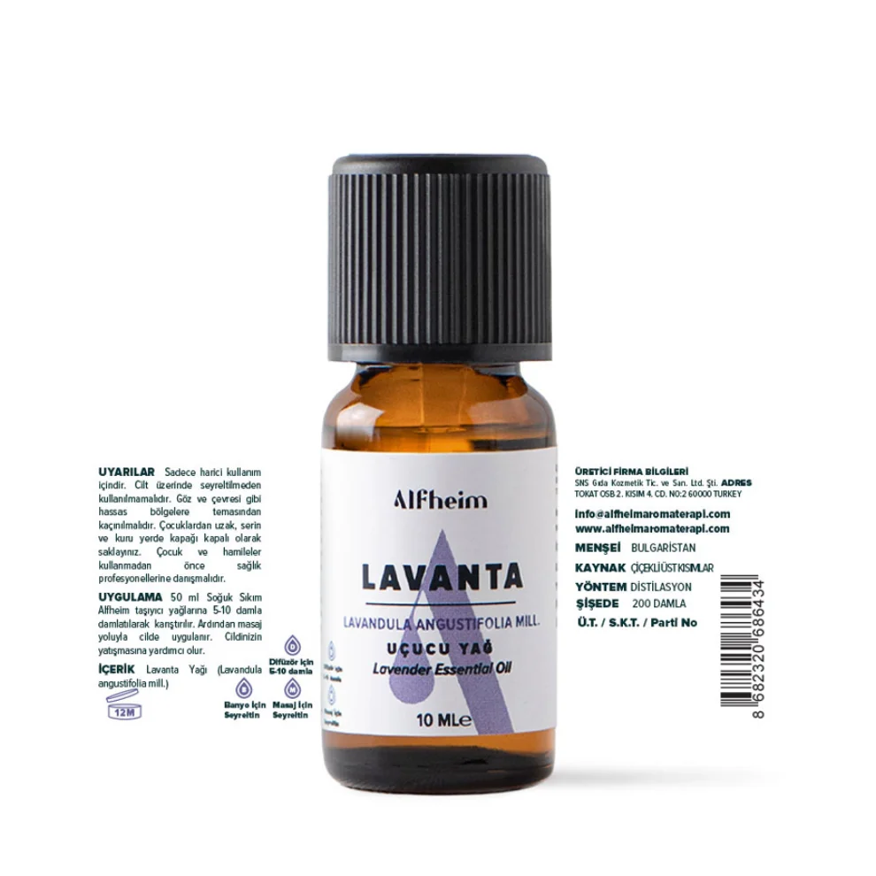 Alfheim Essential Oils & Aromatherapy - Lavanta Uçucu Yağı