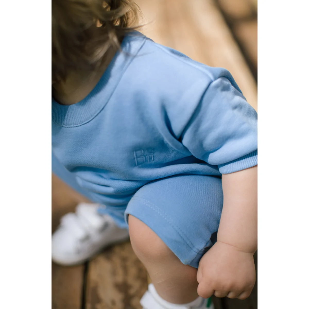 Boh The Label - Logo Embroidered Pocket Jumpsuit Ocean Age 2-3 | hipicon