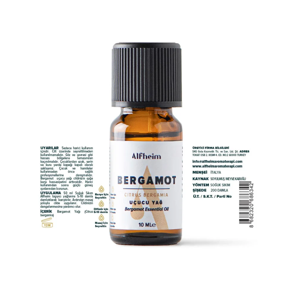 Alfheim Essential Oils & Aromatherapy - Bergamot Uçucu Yağı