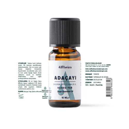 Alfheim Essential Oils & Aromatherapy - Adaçayı Uçucu Yağı