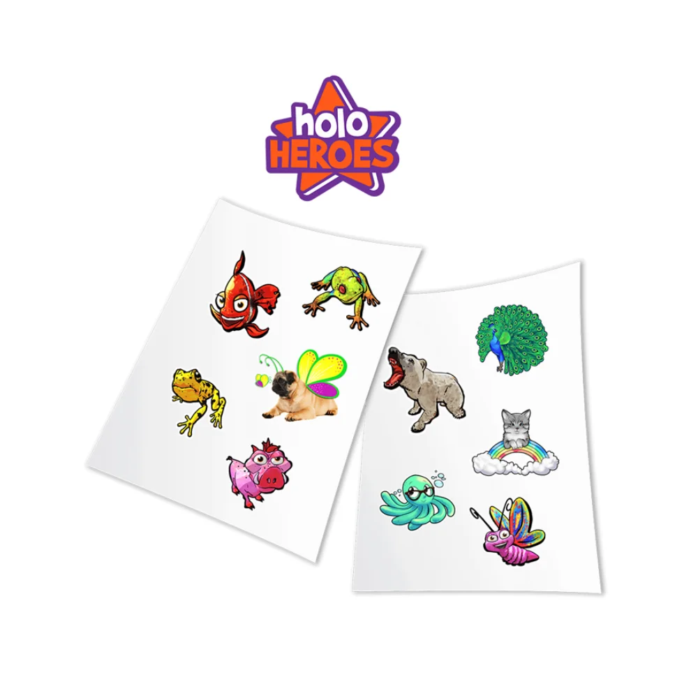 Holo Toyz - Sticker Holo Heroes AR Uyumlu Etiket