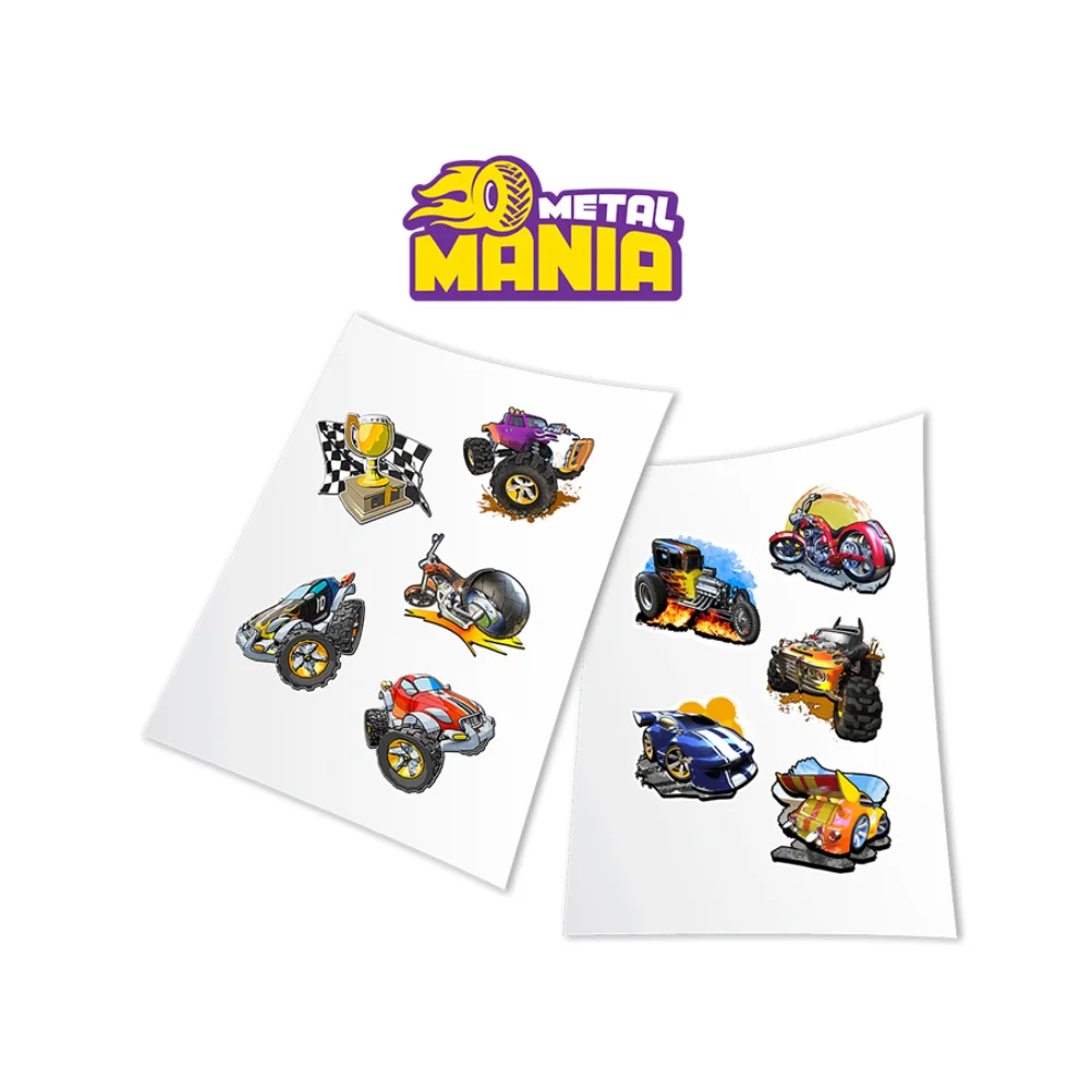 Holo Toyz - Metal Mania Peelable Stickers