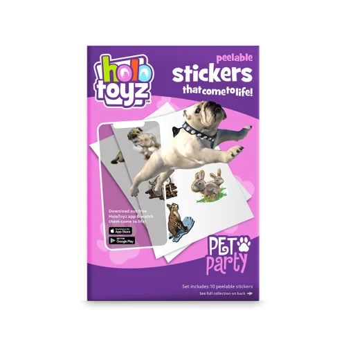 Holo Toyz - Sticker Pet Party AR Uyumlu Etiket
