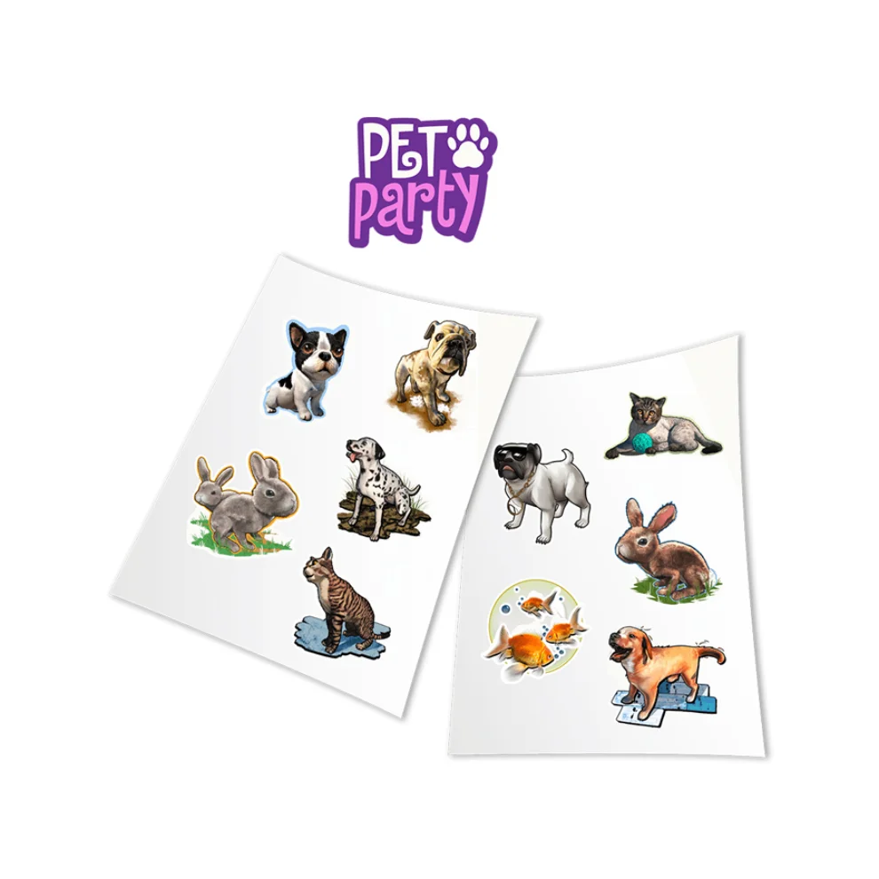 Holo Toyz - Pet Party Peelable Stickers