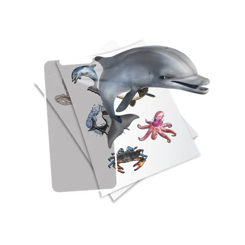 Holo Toyz - Super Sea Creatures Peelable Stickers