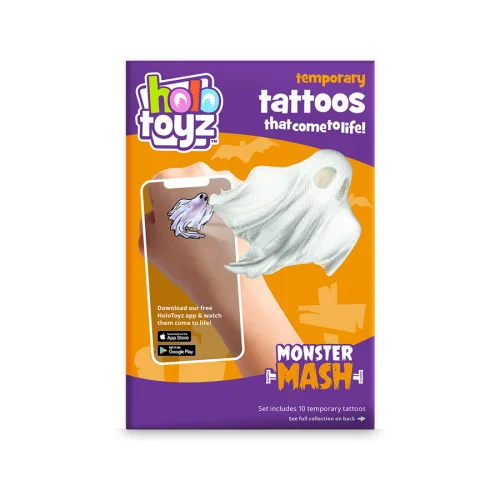 Holo Toyz - Monster Mash Temporary Tattoos