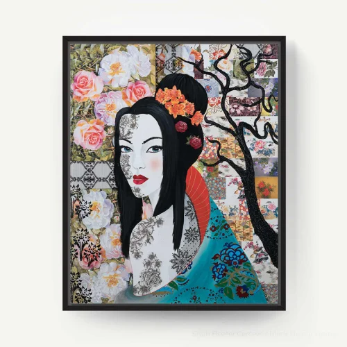 Lovinart - Geisha (Sakura) By Evren Sezgin Baskı, Türkiye