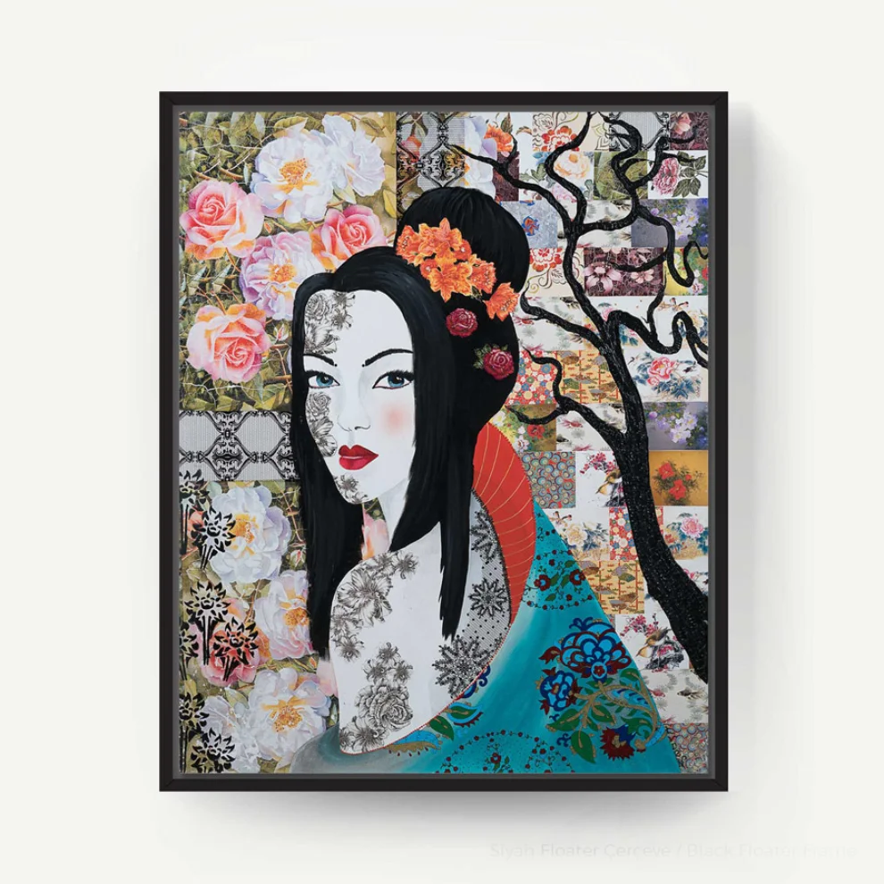 Lovinart - Geisha (Sakura) By Evren Sezgin Print, Turkey