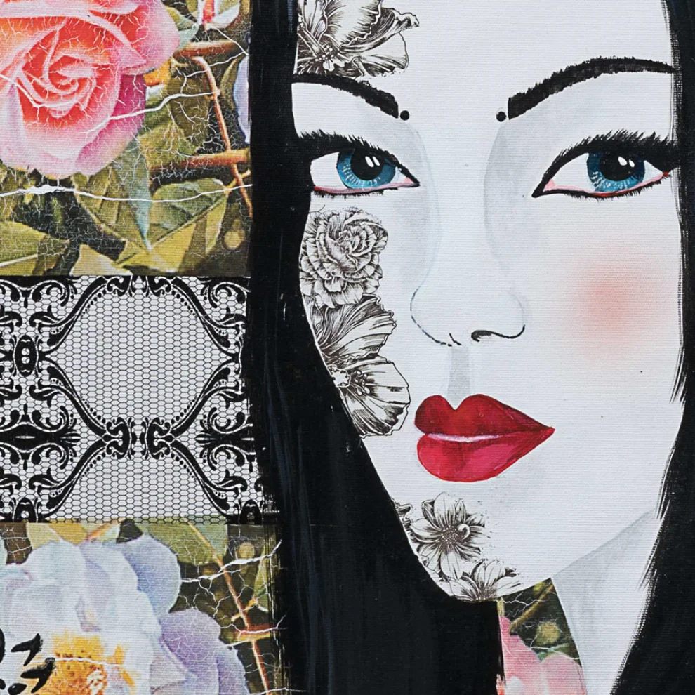 Lovinart - Geisha (Sakura) By Evren Sezgin Baskı, Türkiye