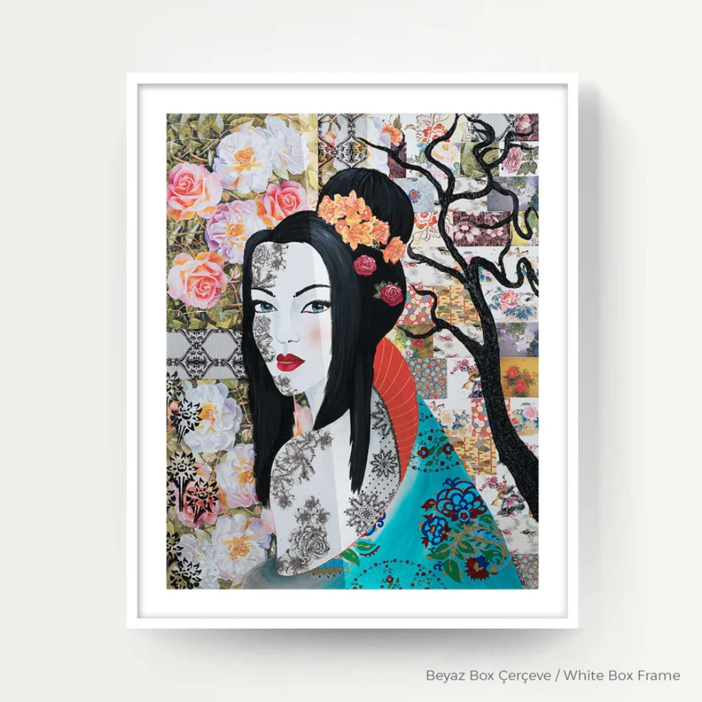 Lovinart - Geisha (Sakura) By Evren Sezgin Print, Turkey