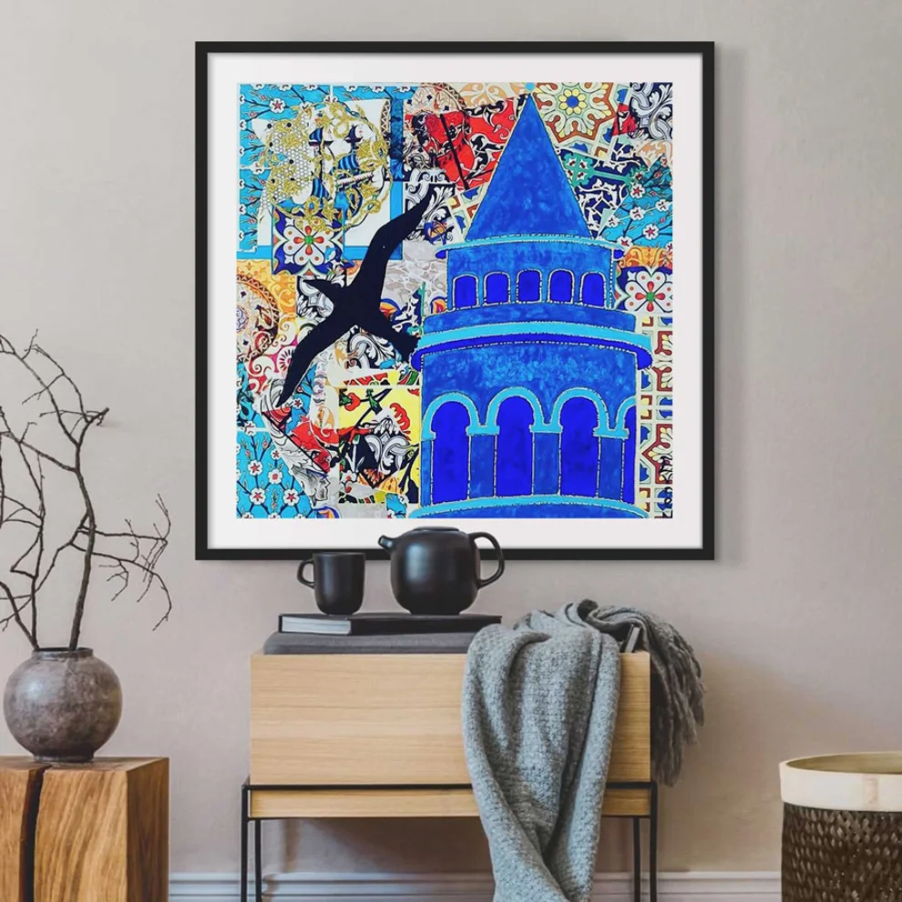 Lovinart - Galata By Evren Sezgin Print, Turkey